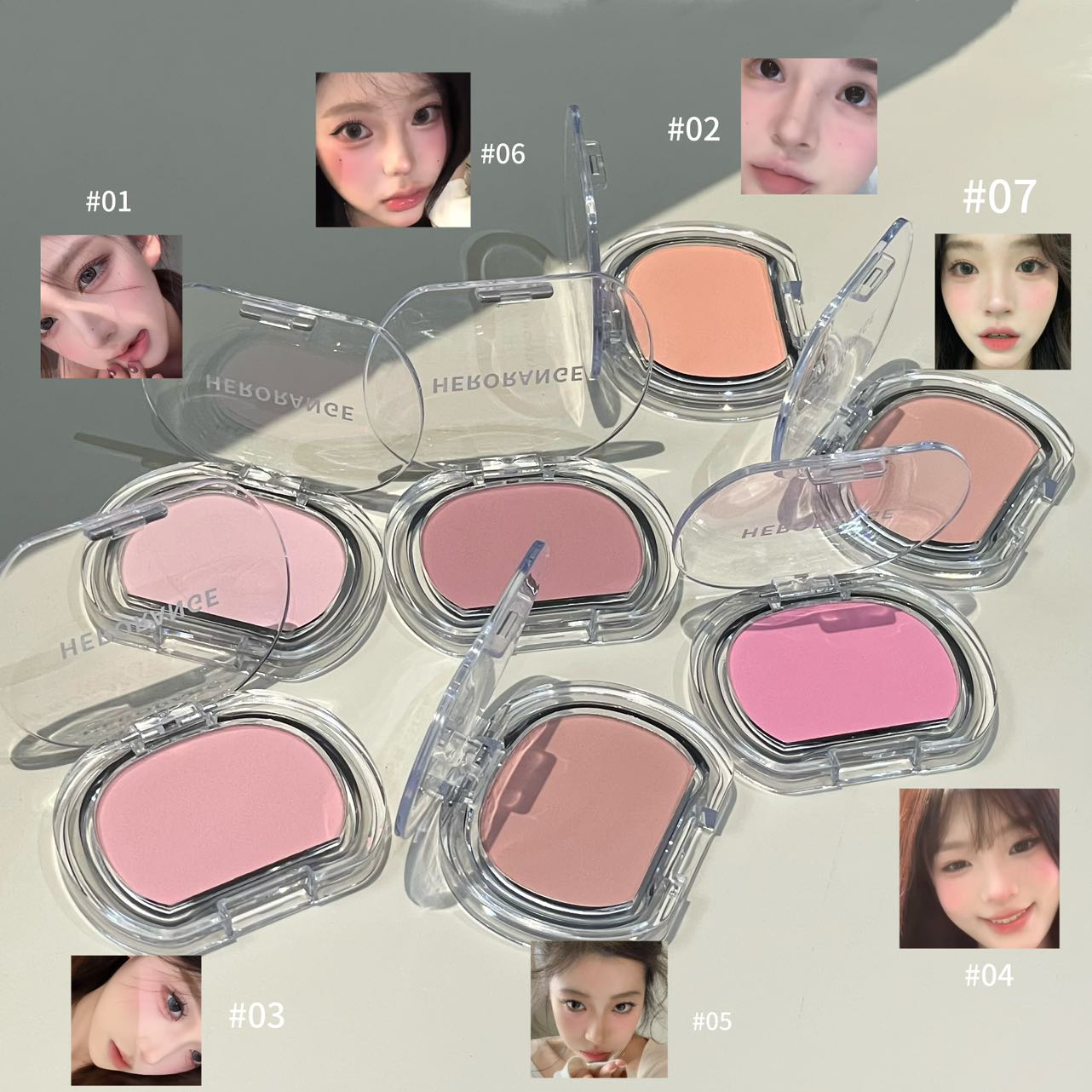 淡颜腮红~百搭色韩系粉质细腻单色腮红自带气血感提气色嫩妹