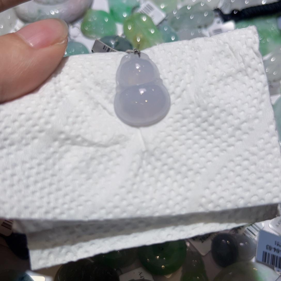 翡翠颈饰未镶嵌天然翡翠A货