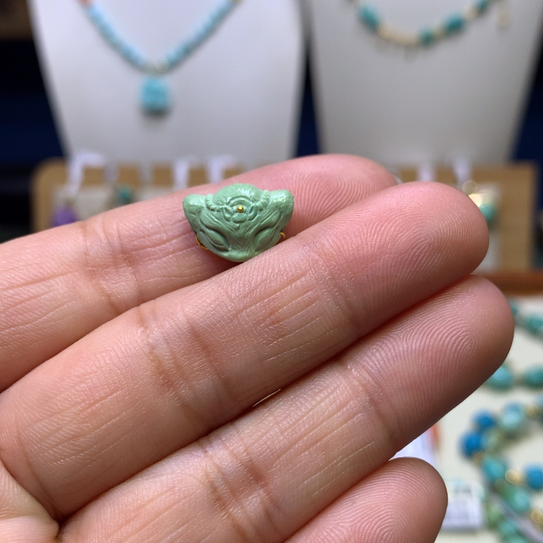 绿松石未镶嵌配饰