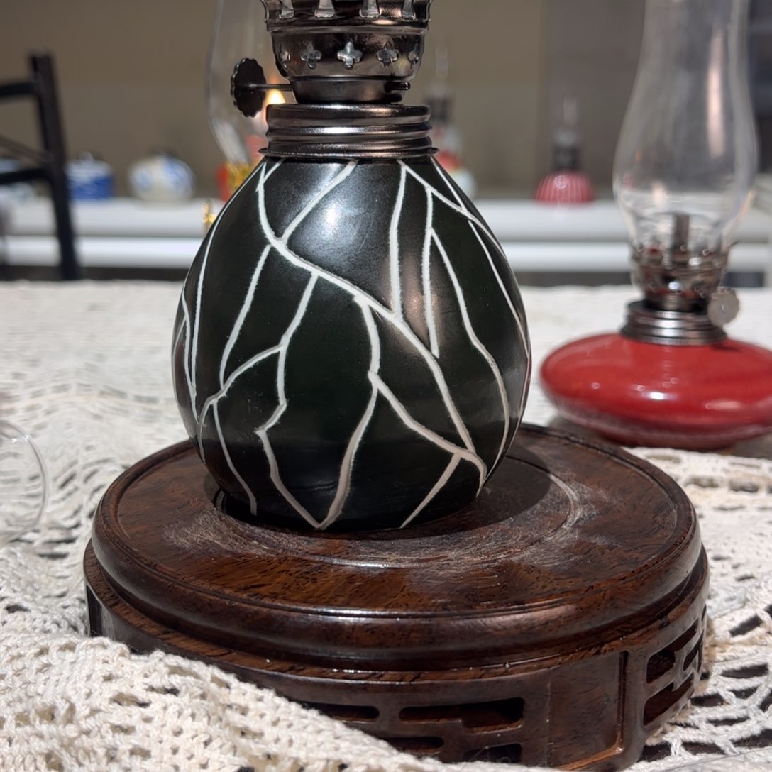 摆件景德镇陶瓷香薰灯