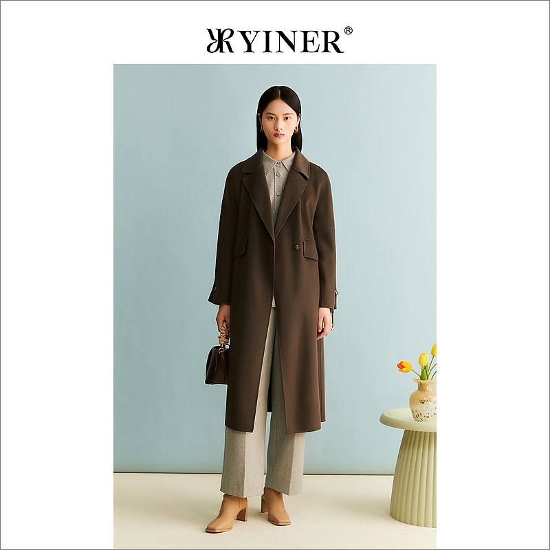 YINER音儿女装毛呢大衣8C33580010
