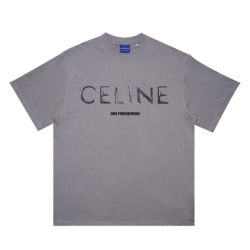 Orifrederiqo短袖恶搞系列t恤男女休闲潮牌时尚印花百搭色