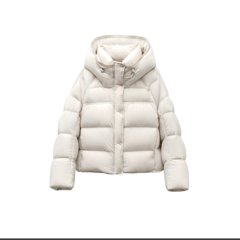 90白鹅绒泡芙短款云感泡芙零压面包羽绒服T