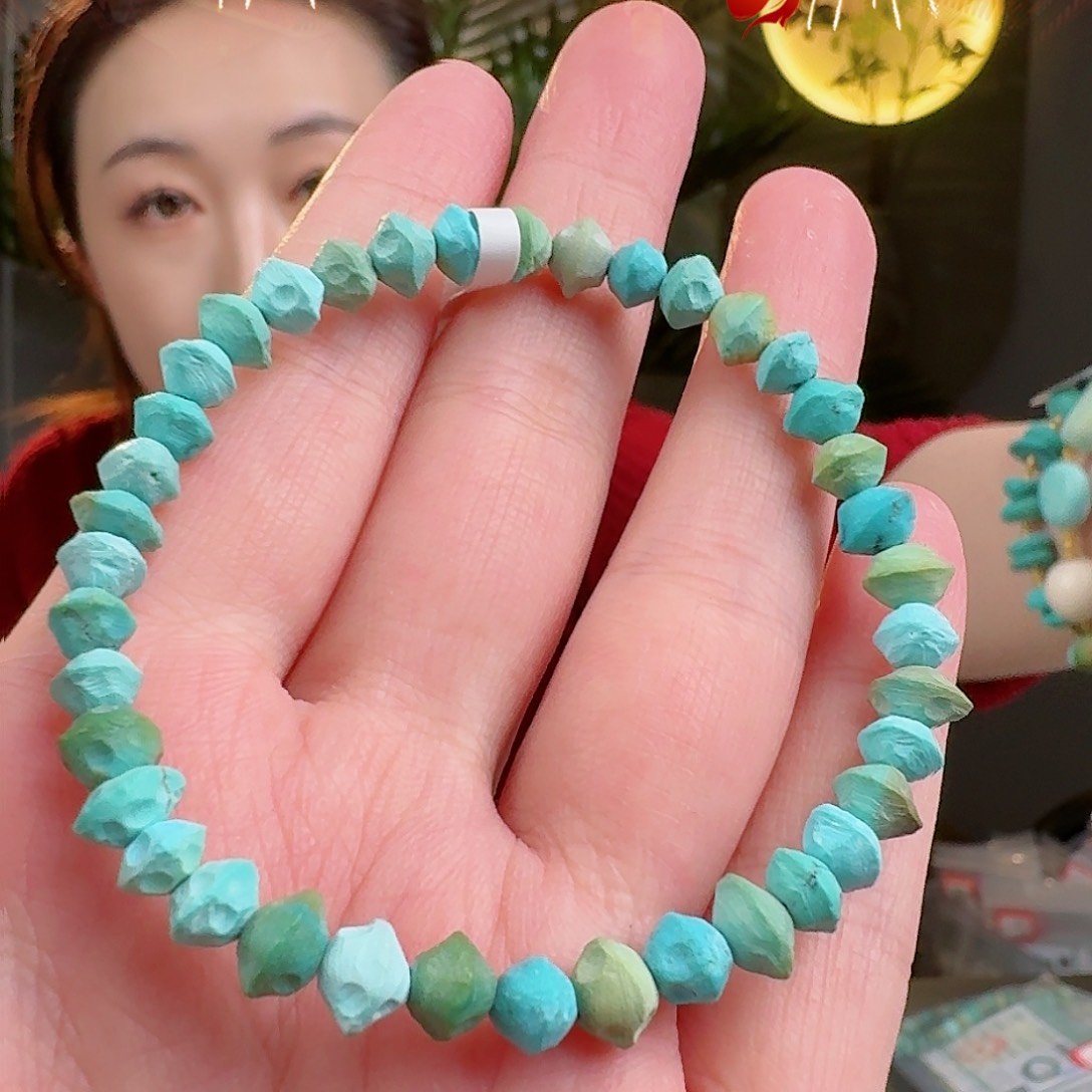 绿松石珠宝奇石未镶嵌