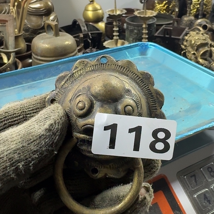 一***水闪电购铜摆件工艺品118