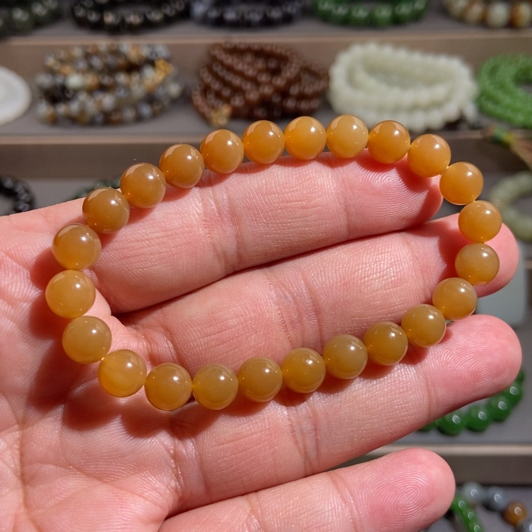 和田玉手链未镶嵌