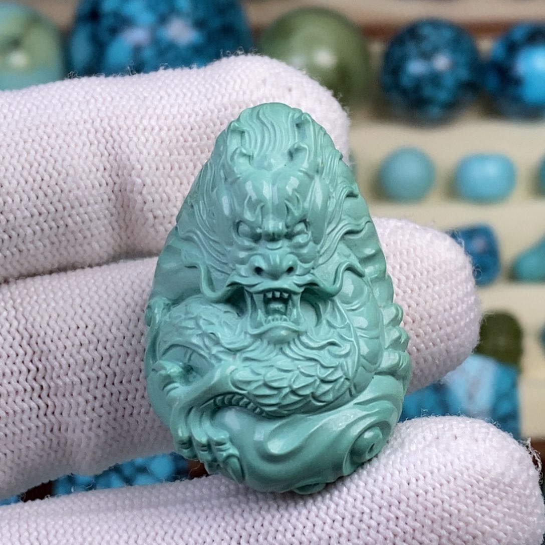 绿松石珠宝奇石未镶嵌