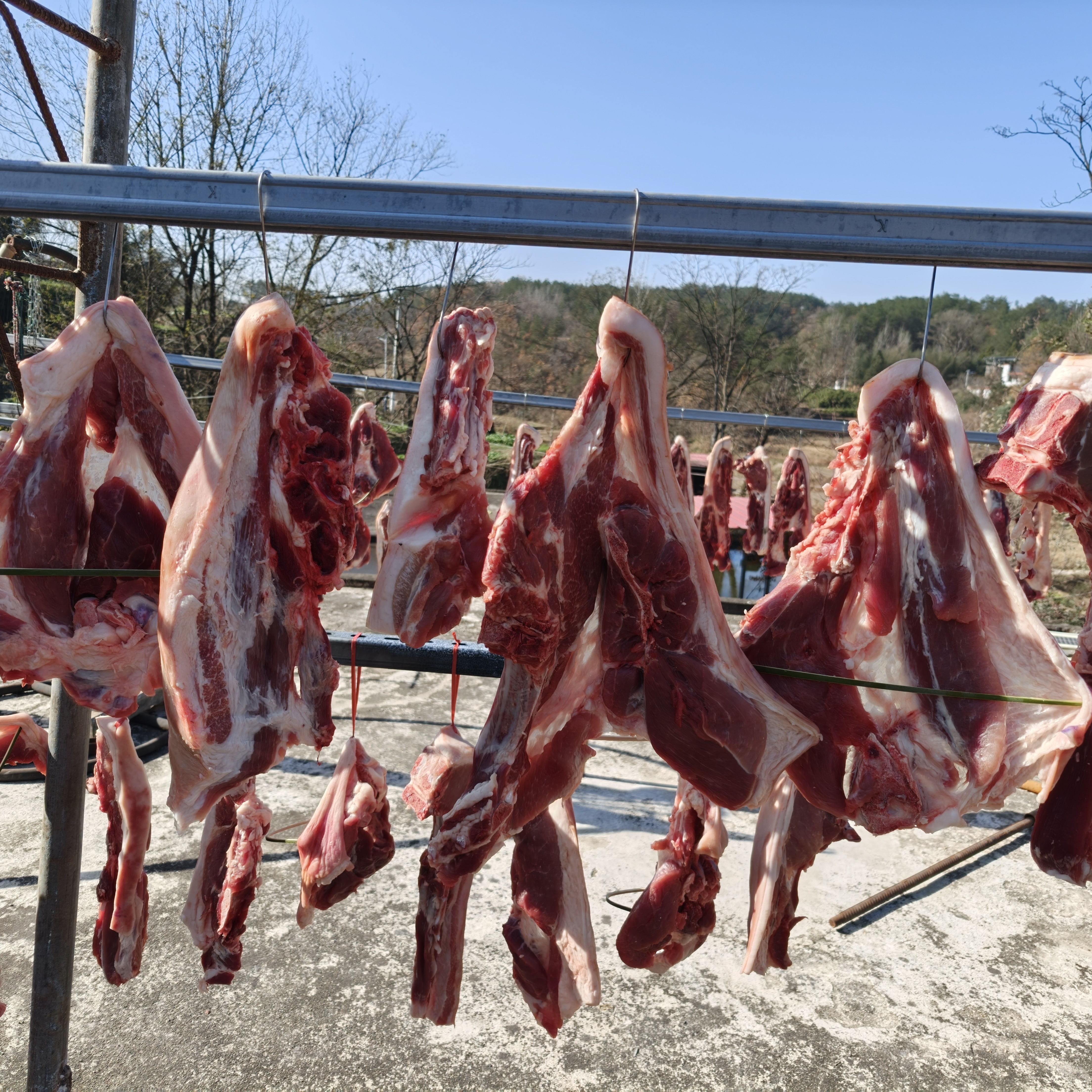 商城特产腊肉日晒腊肉（现场称重）
