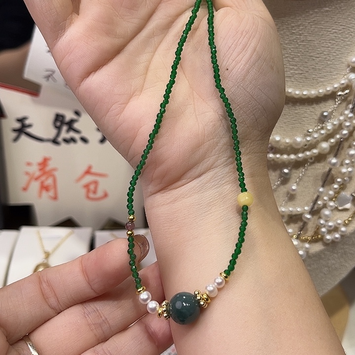 合金淡水珍珠手绳