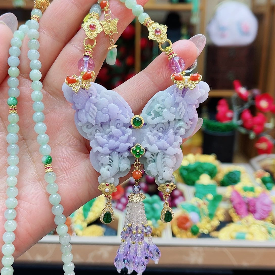 颈饰合金翡翠48小时鉴赏期