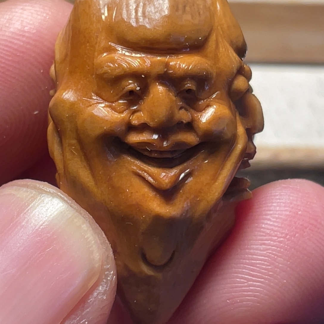 橄榄核手串/手链2.1四面雕刻喜怒哀乐