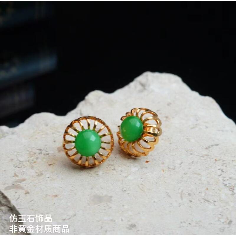 铜合金 树脂 耳饰 J76 乔治