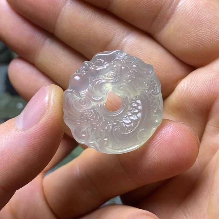 岫玉岫玉颈饰未镶嵌