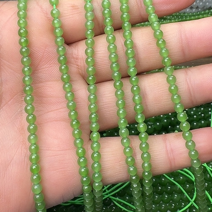 和田玉未镶嵌颈饰碧玉苹果绿卡4 买一发一