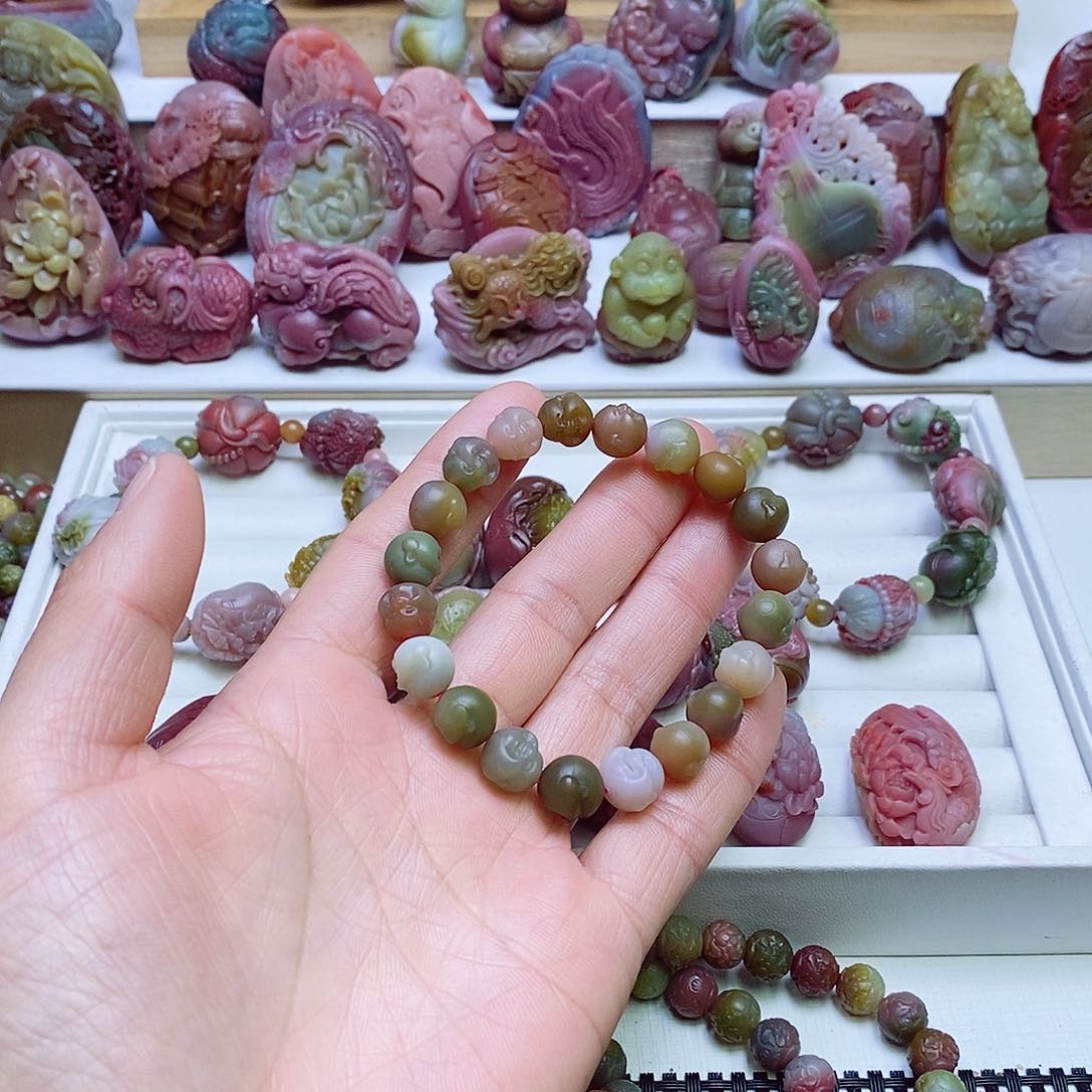 玛瑙/玉髓盐源玛瑙未镶嵌