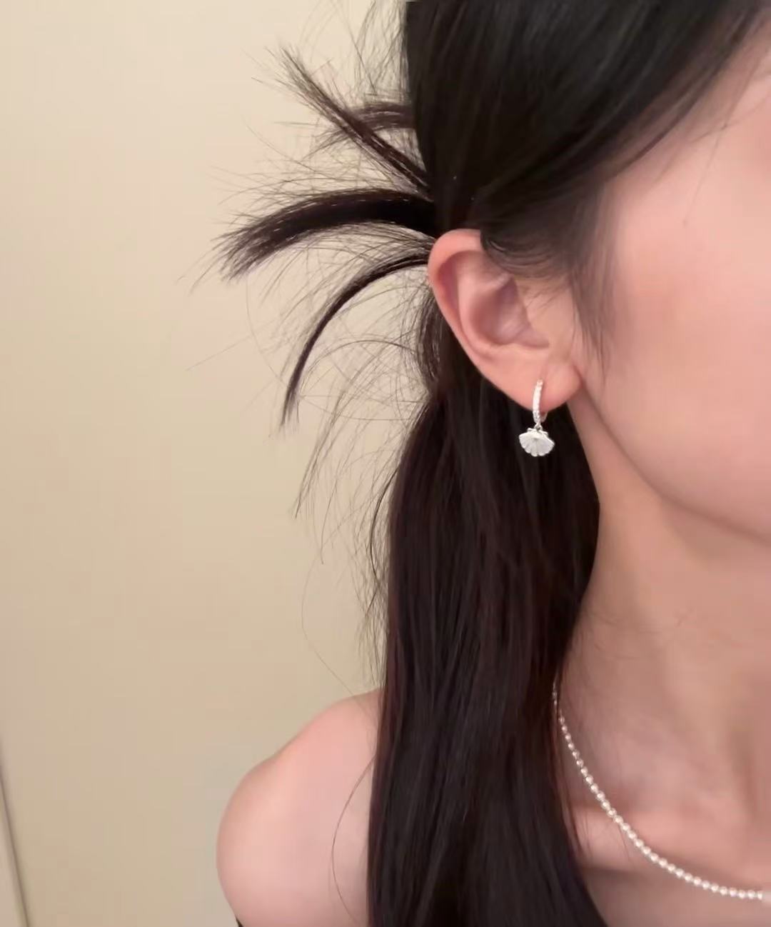 铜合金耳饰  铜合金锆石耳饰 S编码 麦麦轻奢 高货耳饰 锆石 电镀