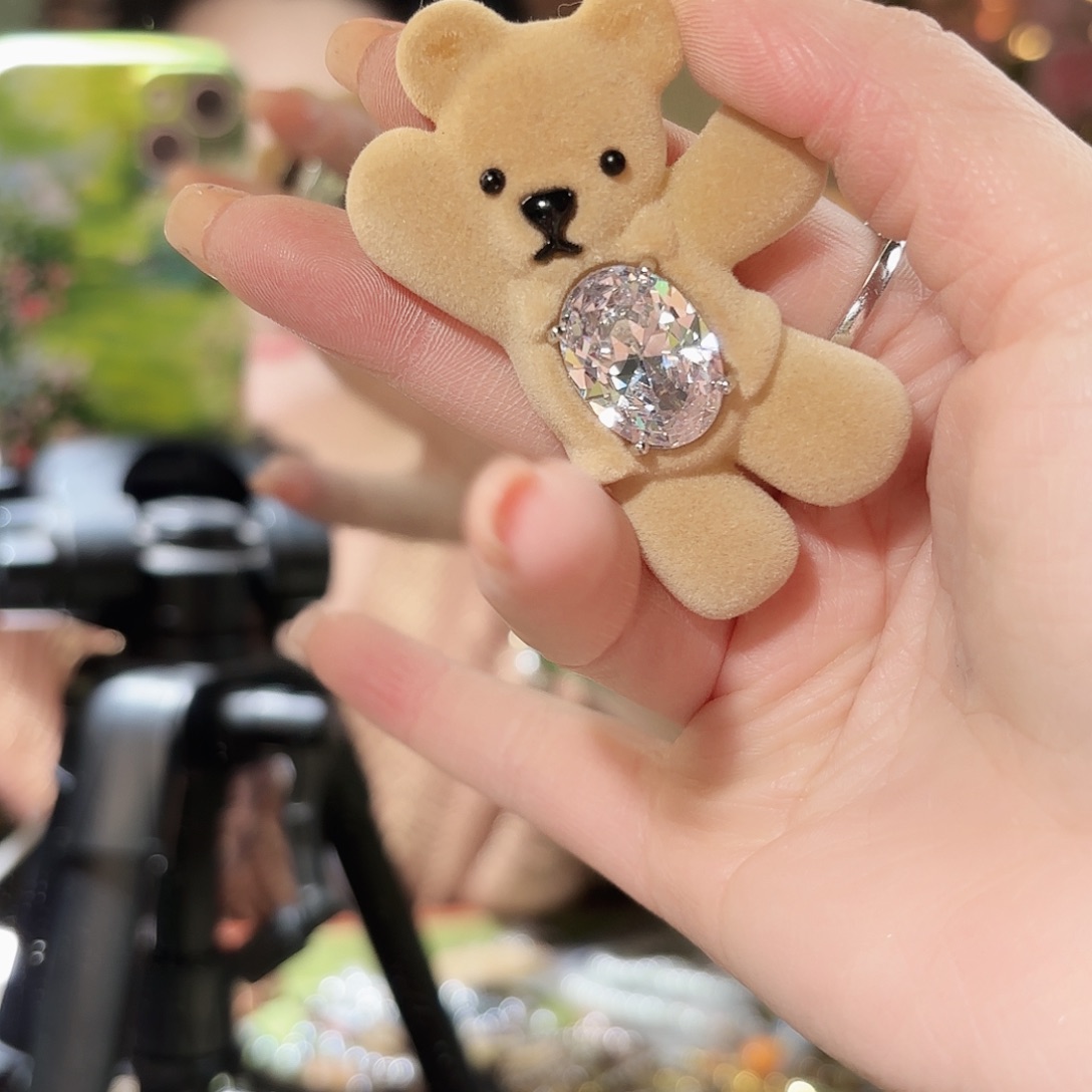 琉璃纯铜合金发夹