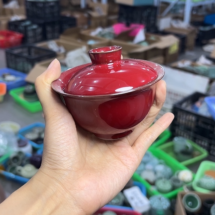 龙泉云间青瓷小米茶器