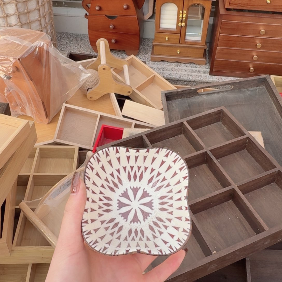 四叶草陶瓷小碗拍下不退不换