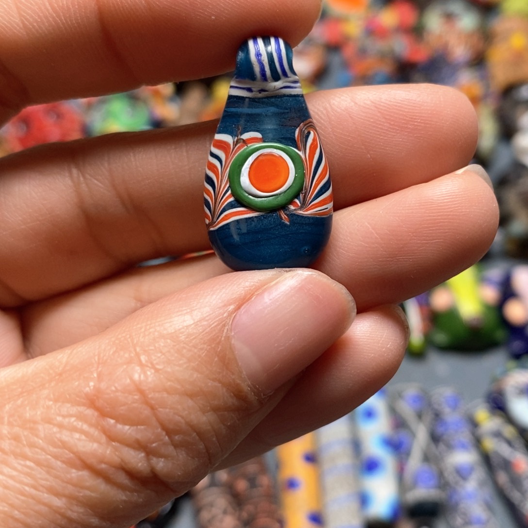 琉璃颈饰印度尼西亚卡子