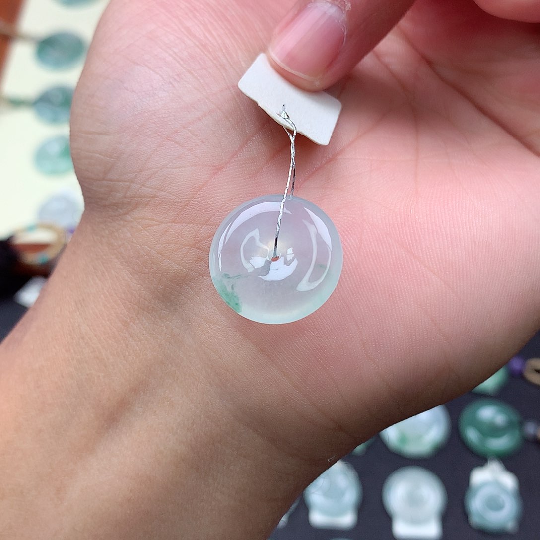 颈饰未镶嵌翡翠25 尺寸18.7-5.8