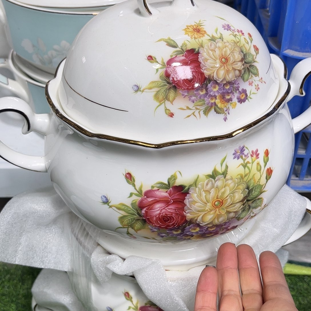 瓷片秒金汤锅一个