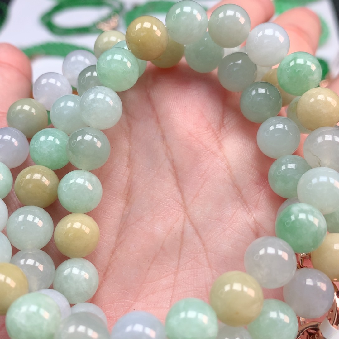 翡翠手链未镶嵌翡翠