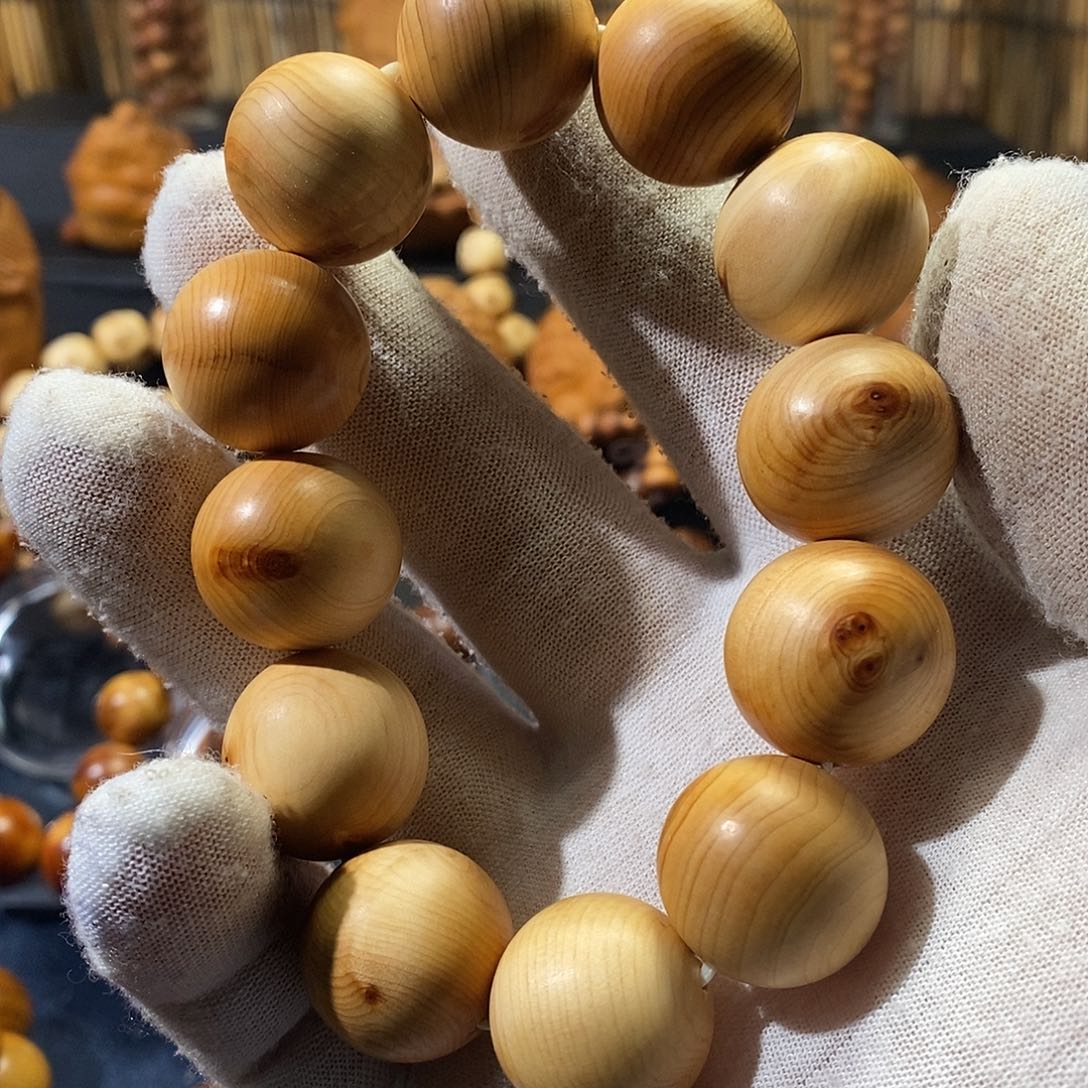 柏木（崖柏）手串/手链20白泥膏香料级北太行