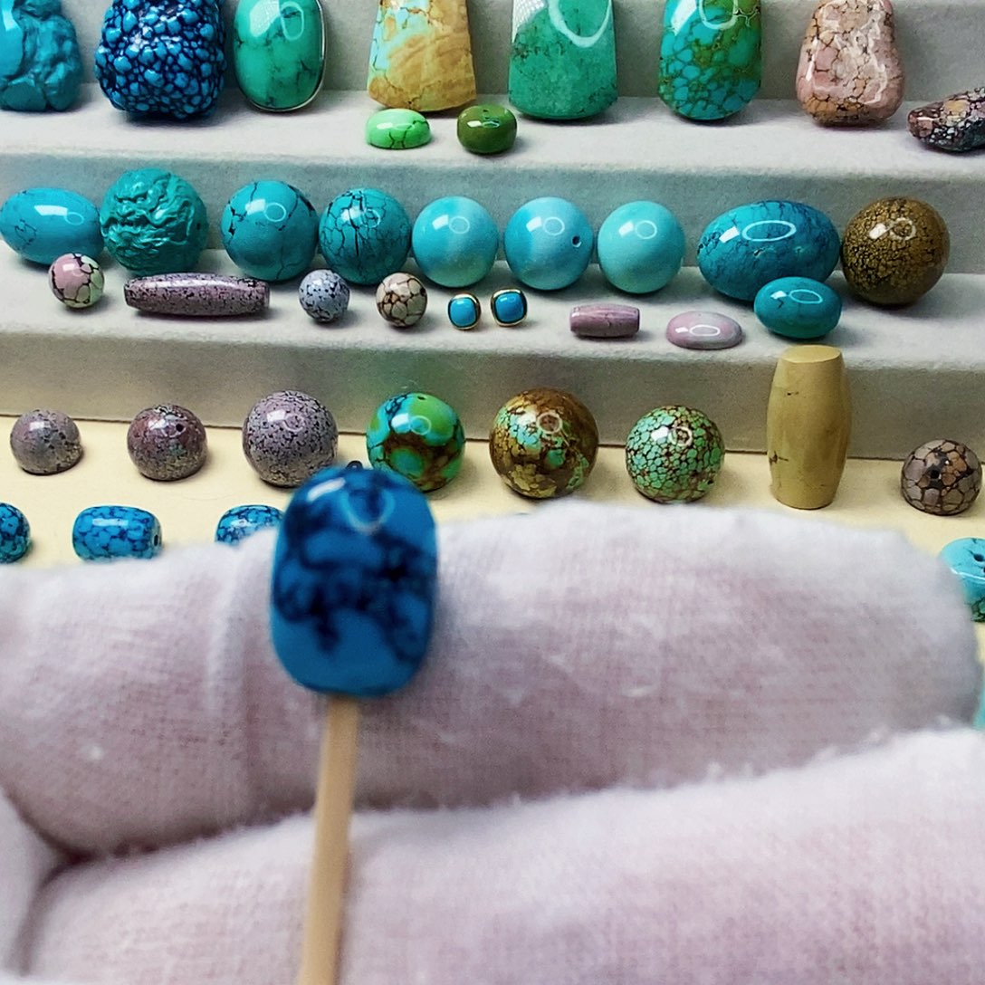 绿松石珠宝奇石未镶嵌