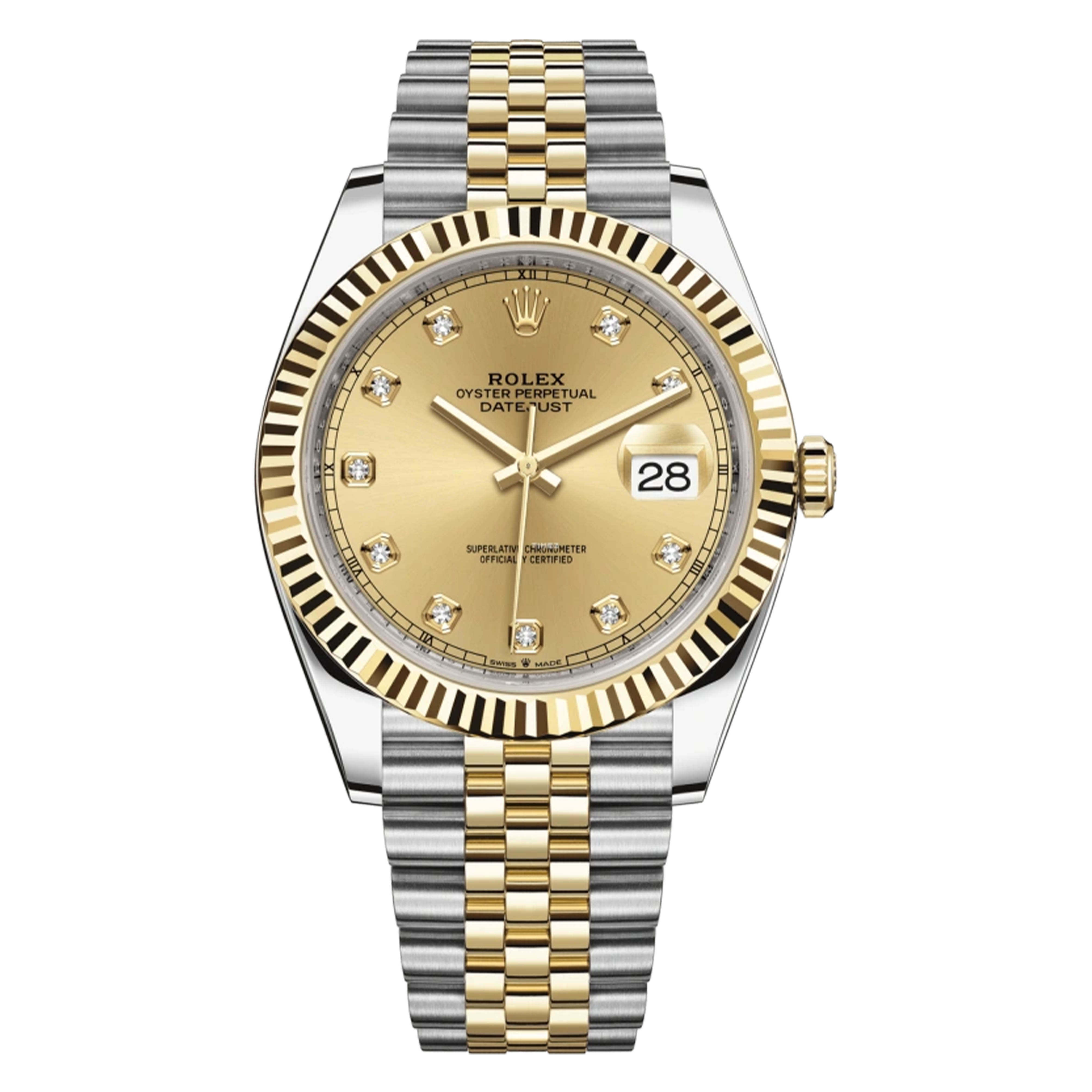 未使用 Rolex/劳力士 /126333间金金钻/41mm