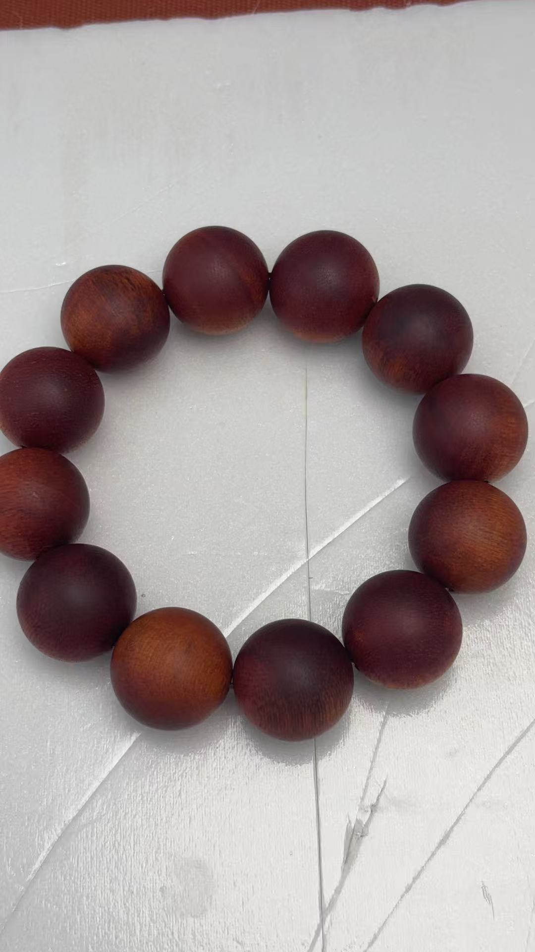 越南沉香木串单圈手串28-2.0-54g