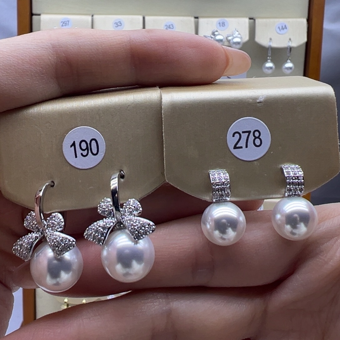 未镶嵌淡水珍珠耳饰