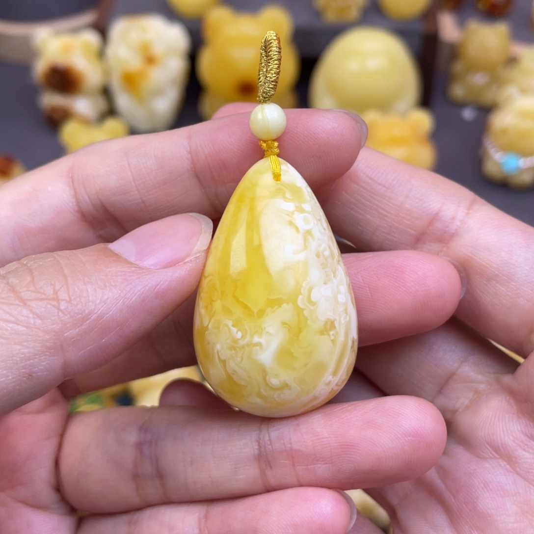 未镶嵌琥珀裸石蜜蜡