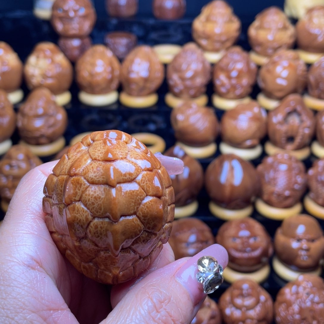 橄榄核把件爱***前巴西大橄榄