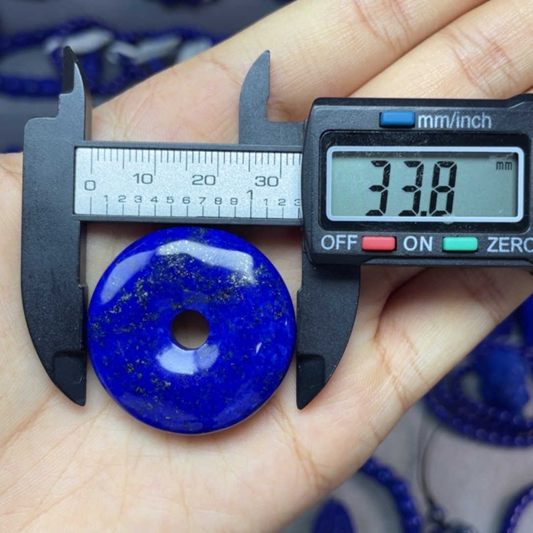 未镶嵌青金石33mm平安扣吊坠