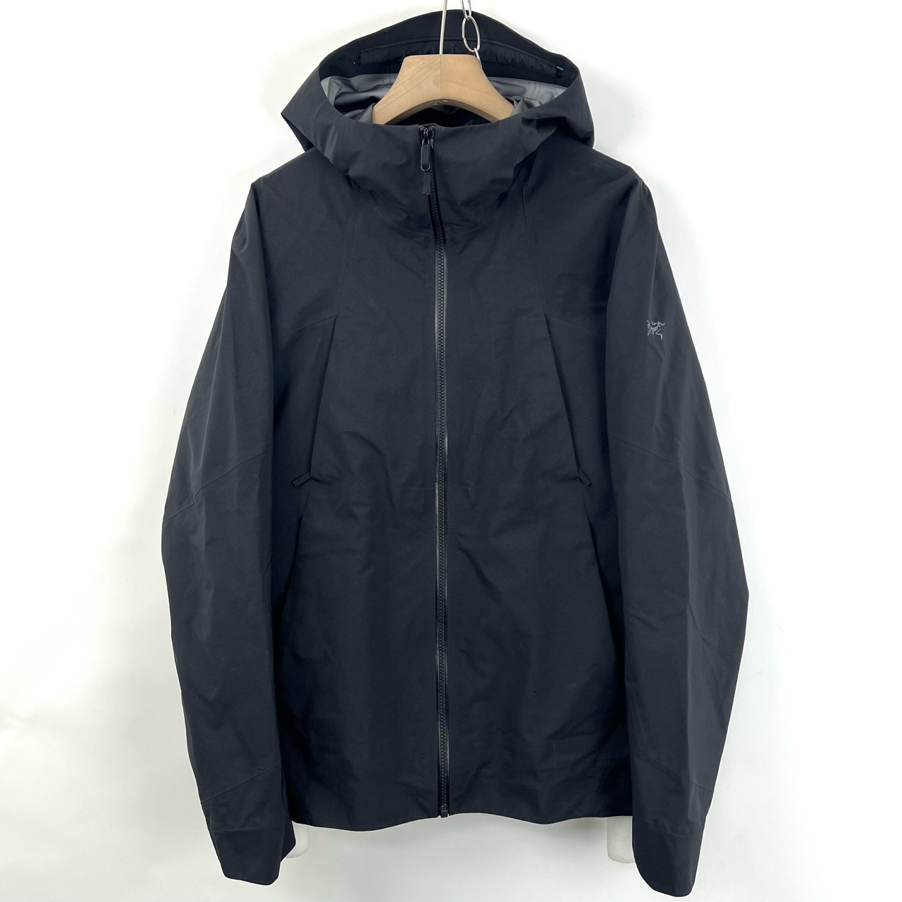 95新 ARC'TERYX/始祖鸟 L码/Fraser Jacket黑色冲锋衣/06460