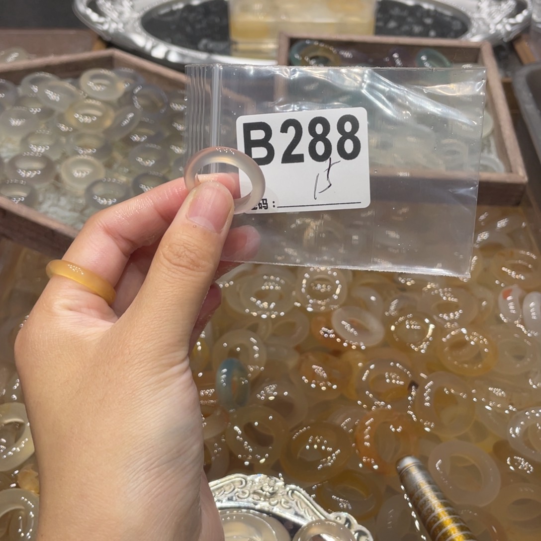 玛瑙/玉髓未镶嵌戒指288