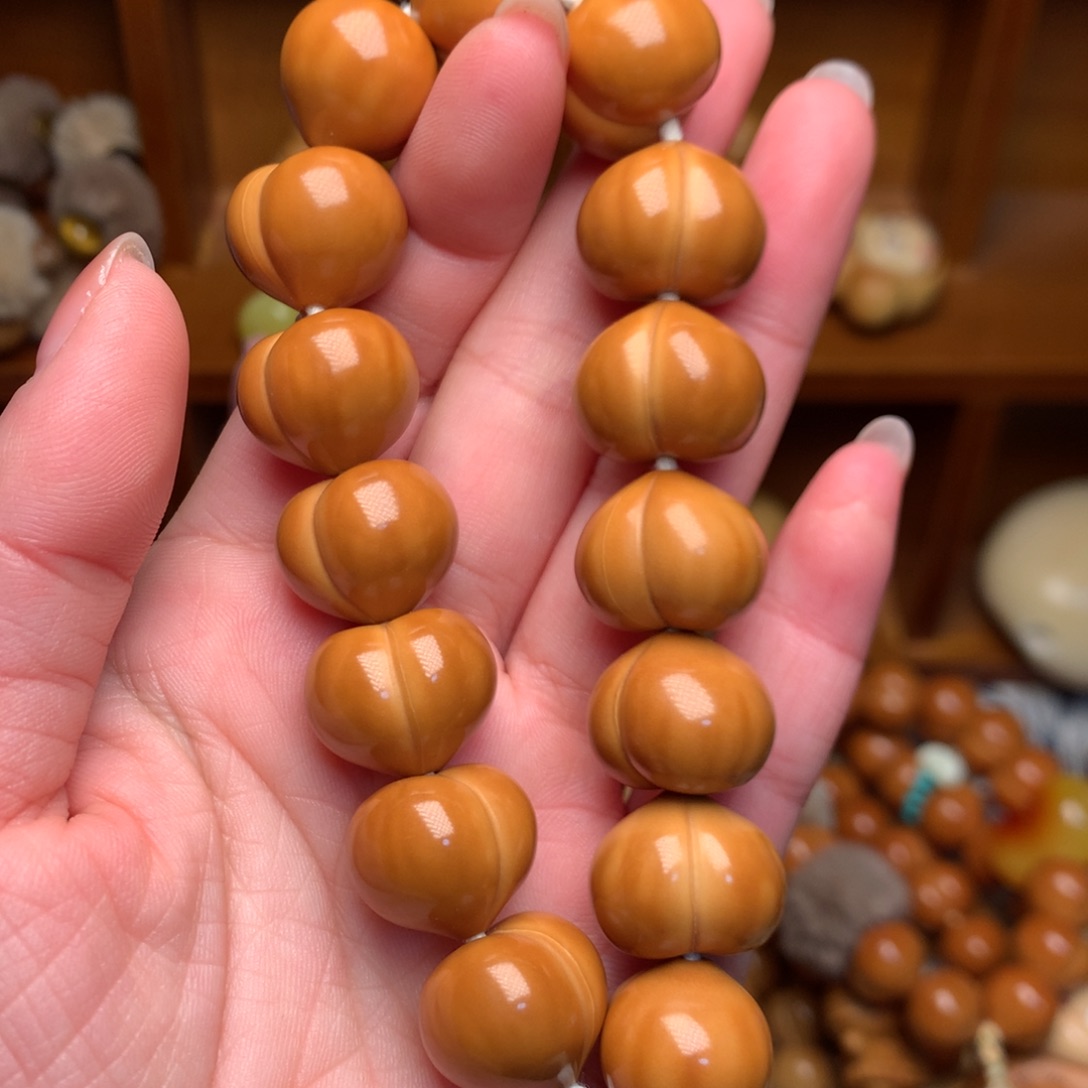 猴头核桃吊坠17玻璃底手持素