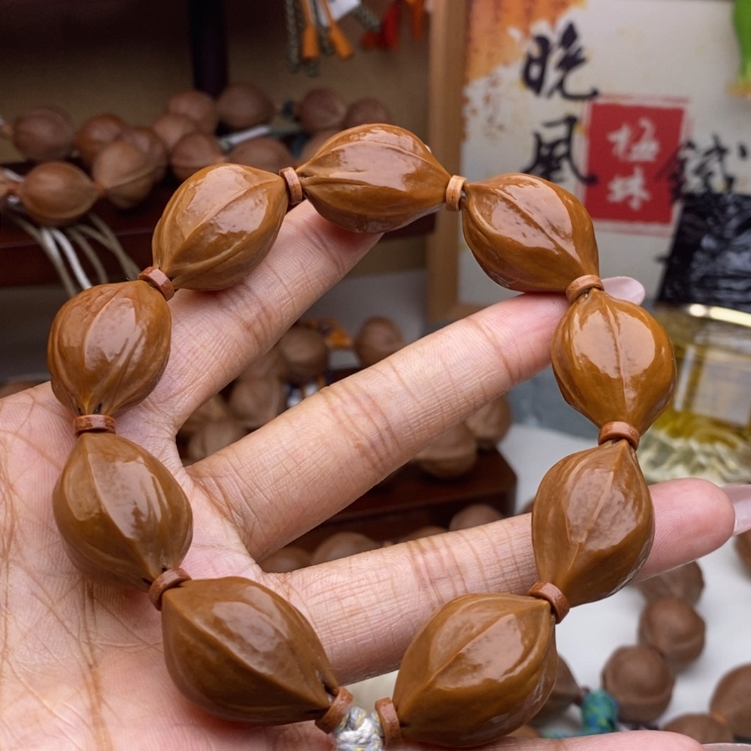 手串/手链橄榄核随型四花18.27