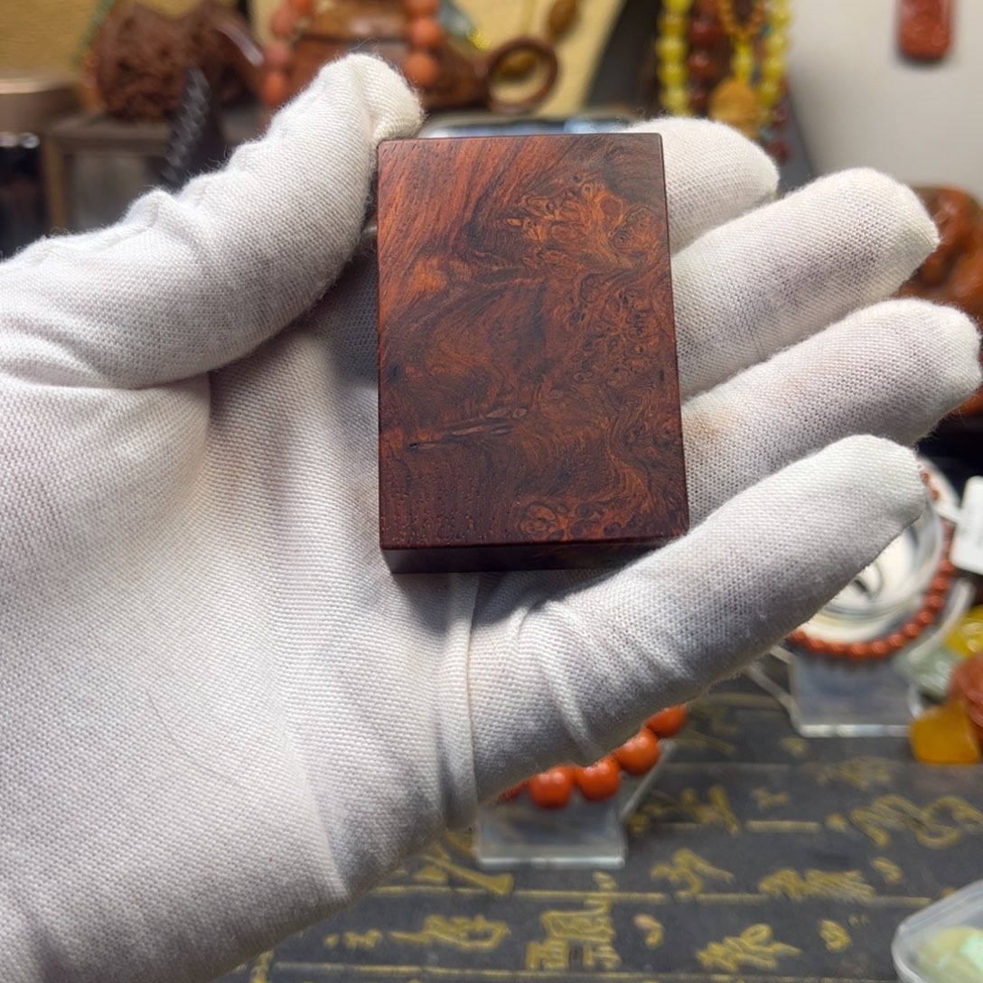 *****檀香紫檀（小叶紫檀）小叶紫檀精工无事牌