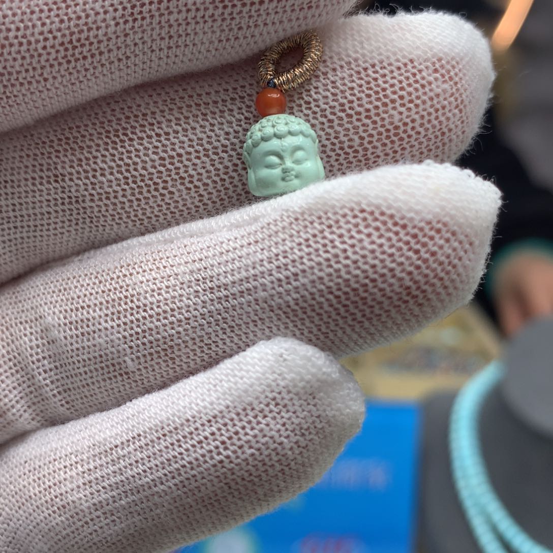 绿松石挂件未镶嵌