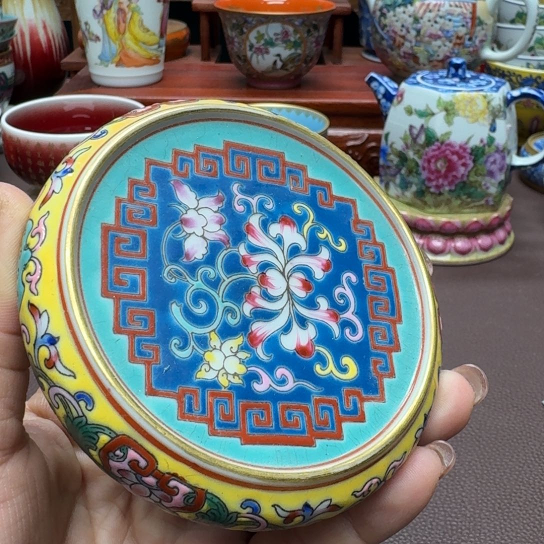 瓷片景德镇仿古手工制作精品展示