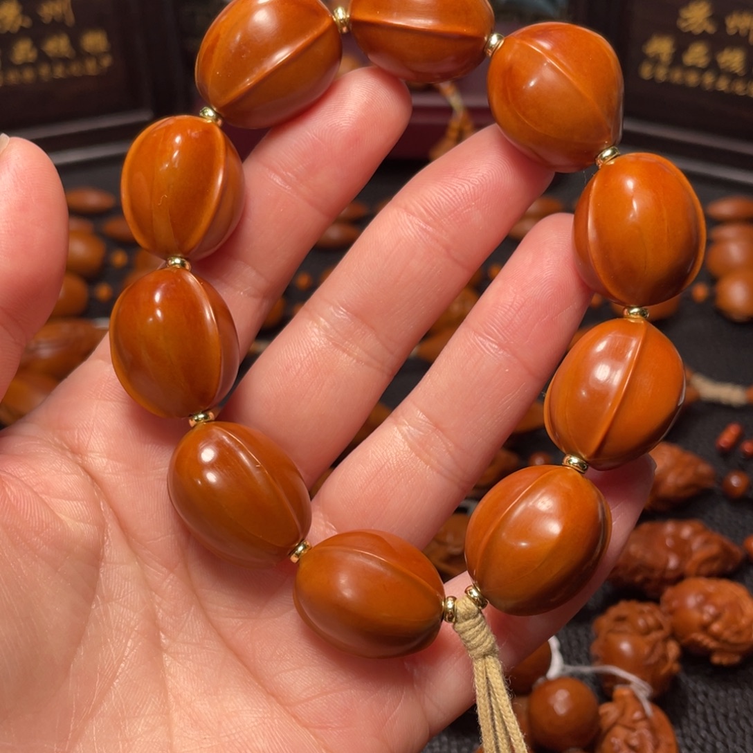 橄榄核手串/手链2.0鲨鱼背