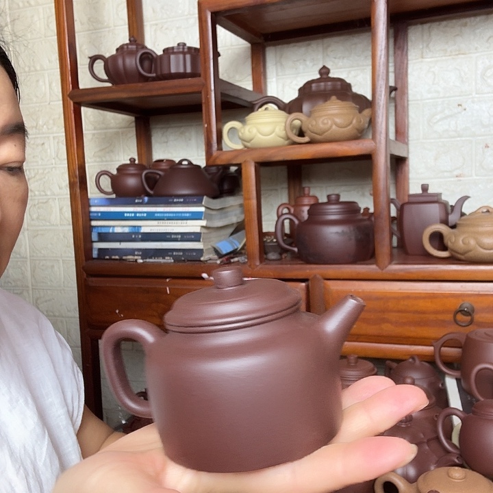 茶壶紫砂德钟200cc半手工