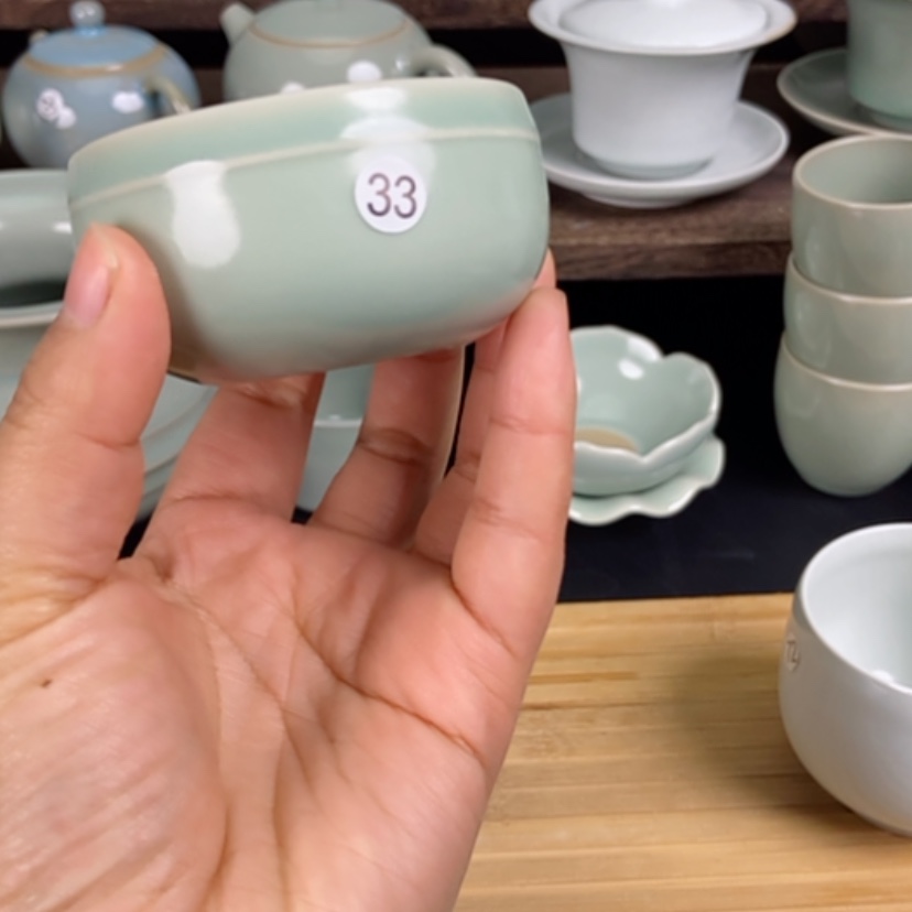 【闪购商品】微瑕禅定原矿汝瓷