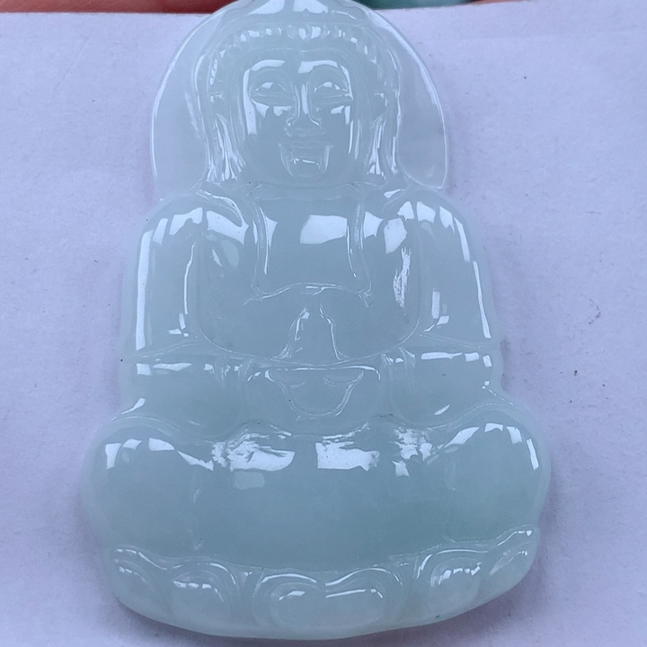 颈饰未镶嵌翡翠玉观音吊坠