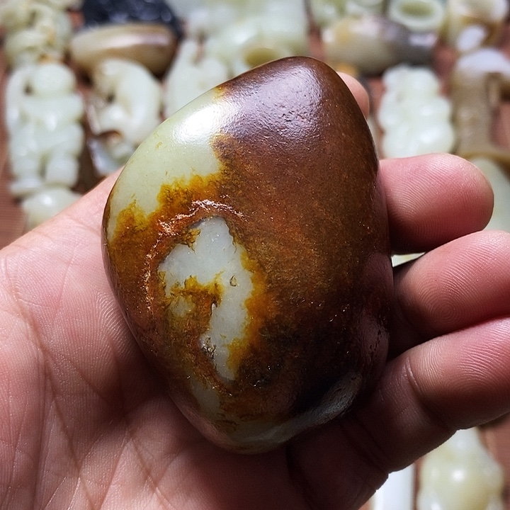 百***仓和田玉未镶嵌挂件