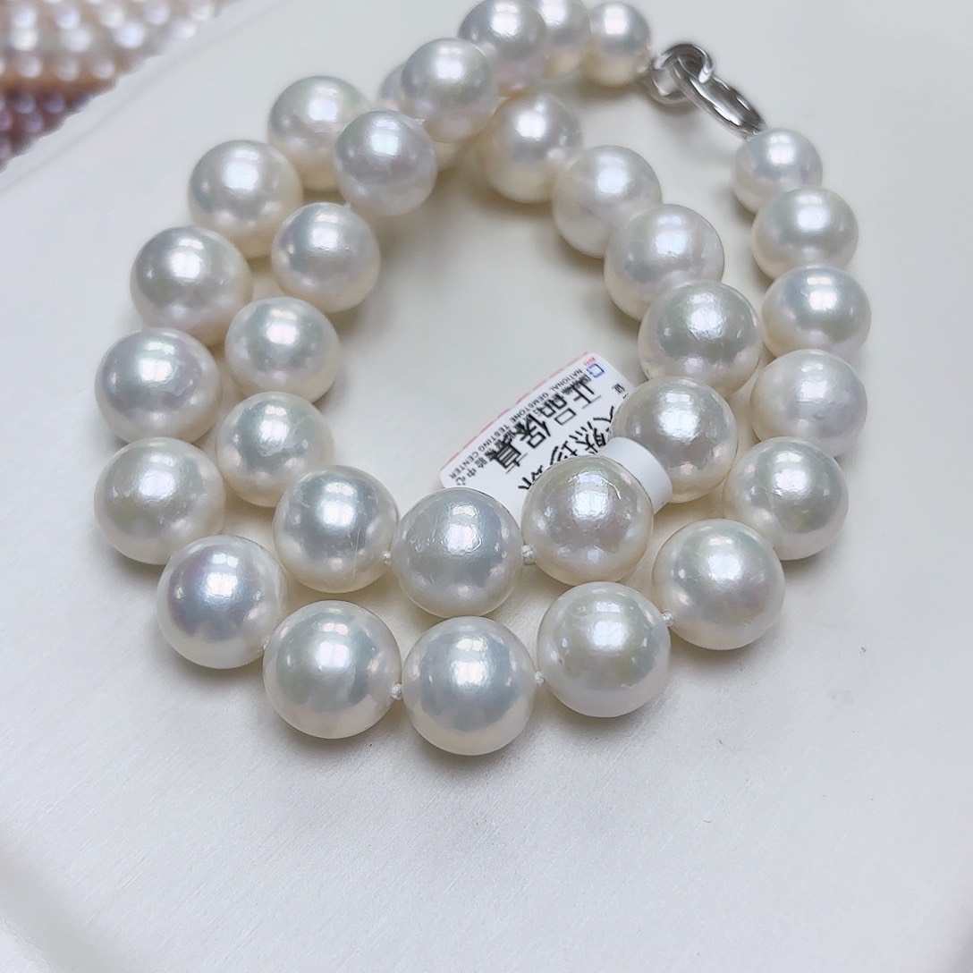 淡水珍珠未镶嵌颈饰11-14有核