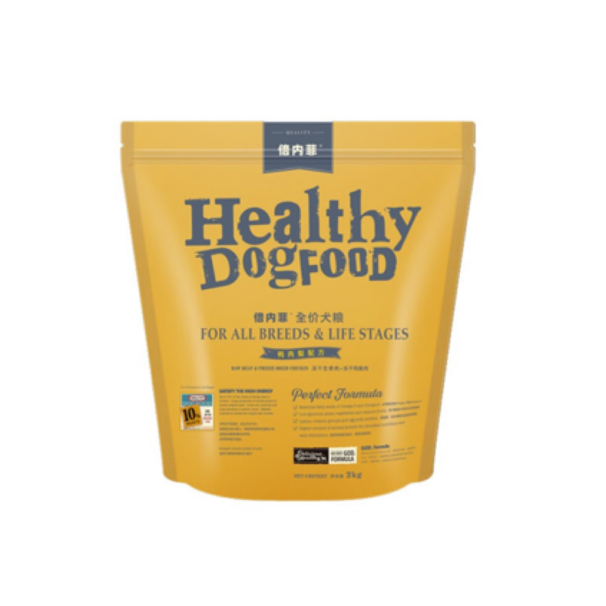 倍内菲(BENEFITS) 鸭肉梨配方全价犬粮 2kg/袋