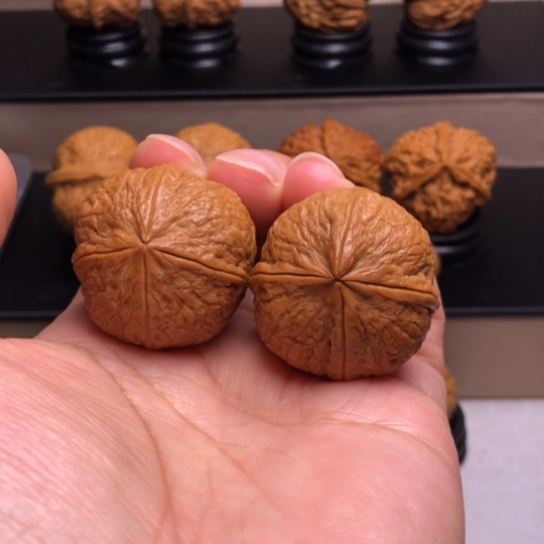 文玩核桃把件骰子四楞25
